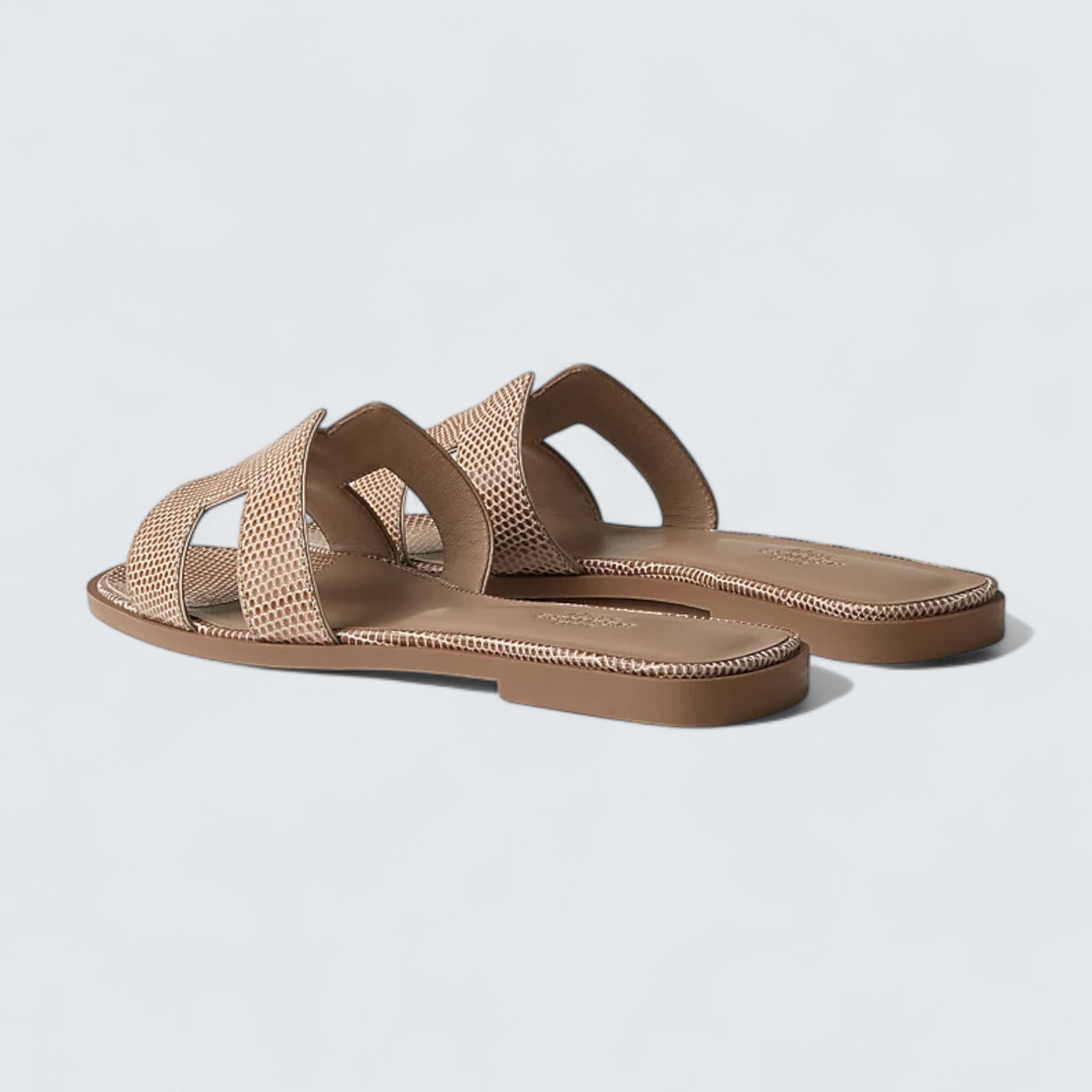 Oran Sandals 'Beige Argile'