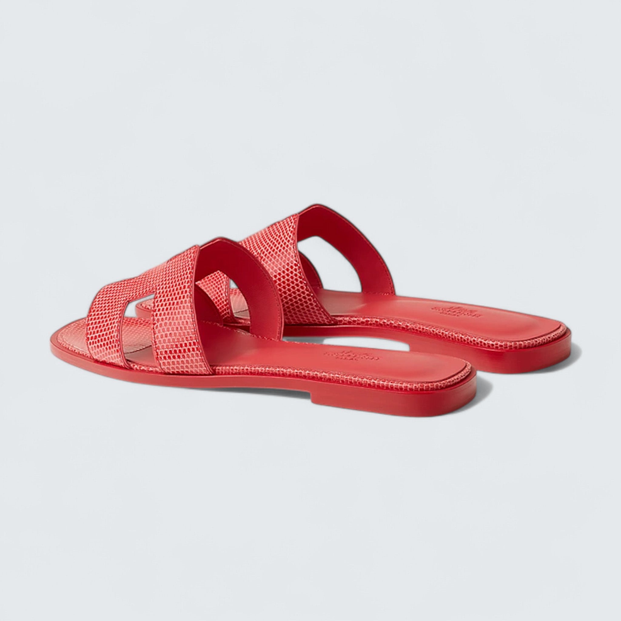 Oran Sandals 'Rose Vermillon'