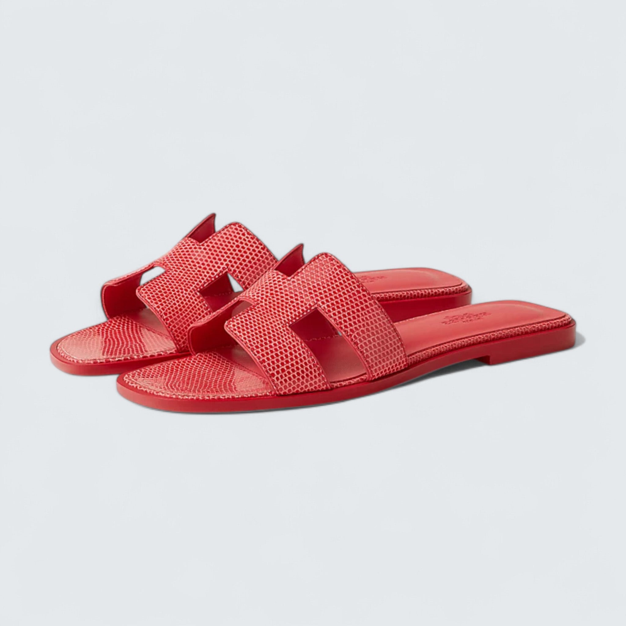 Oran Sandals 'Rose Vermillon'