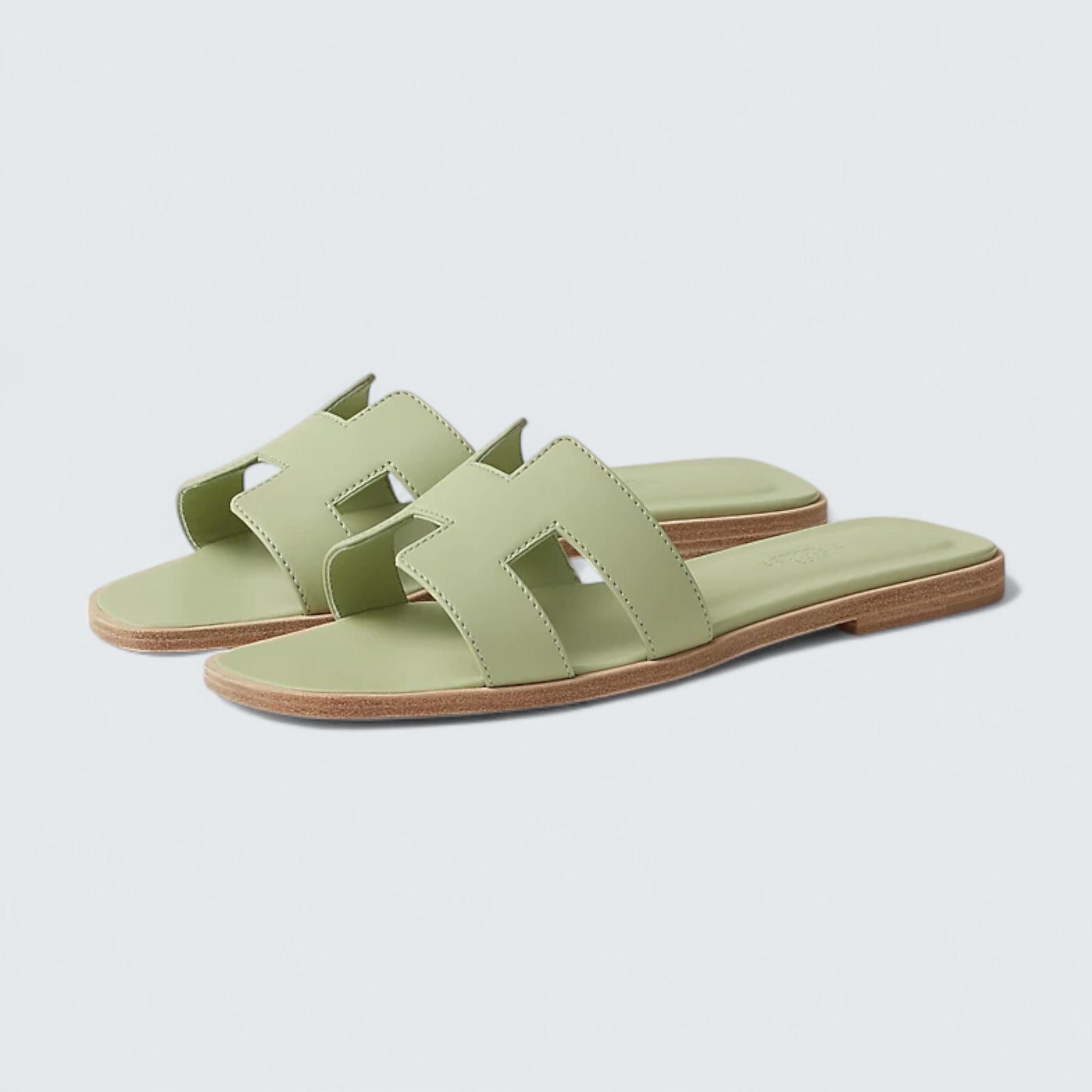 Oran Sandals 'Vert de Mer'