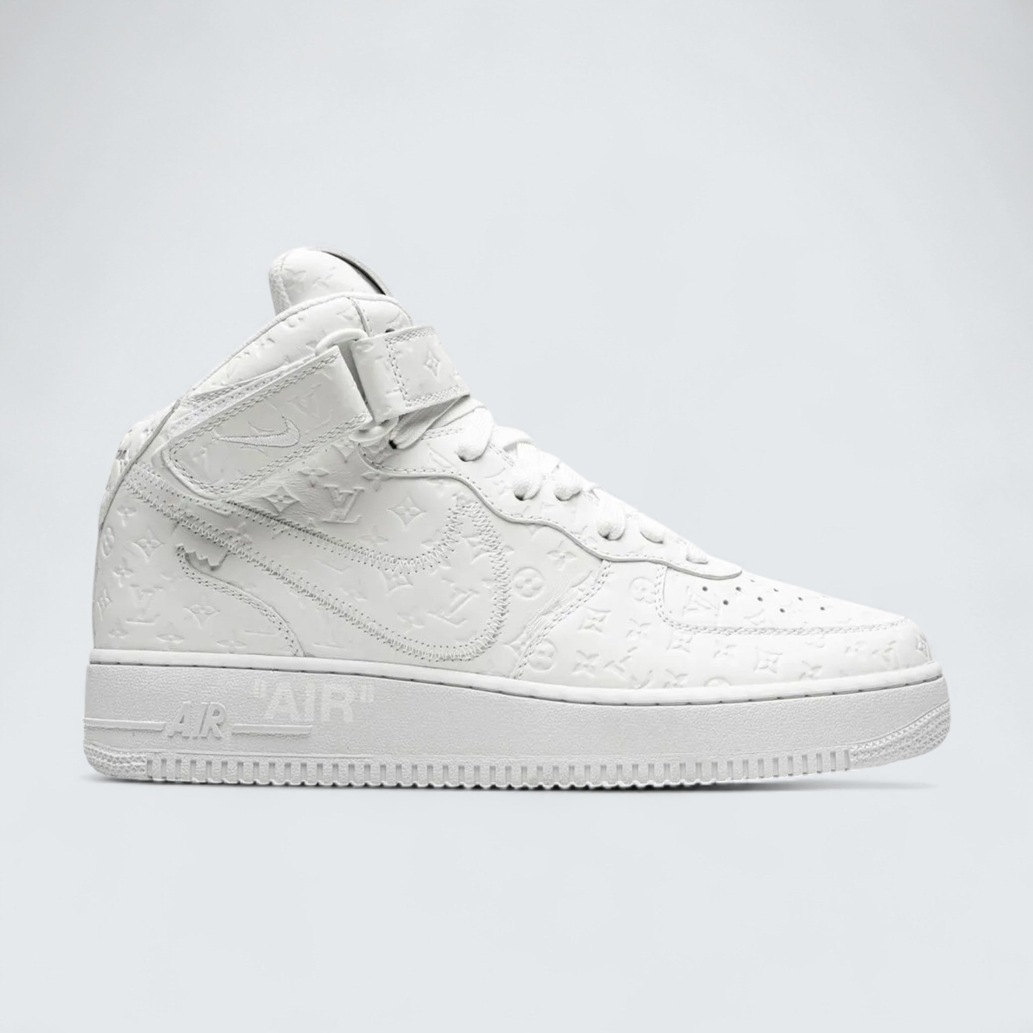 Louis Vuitton x Nike Air Force 1 Mid 'Triple White'