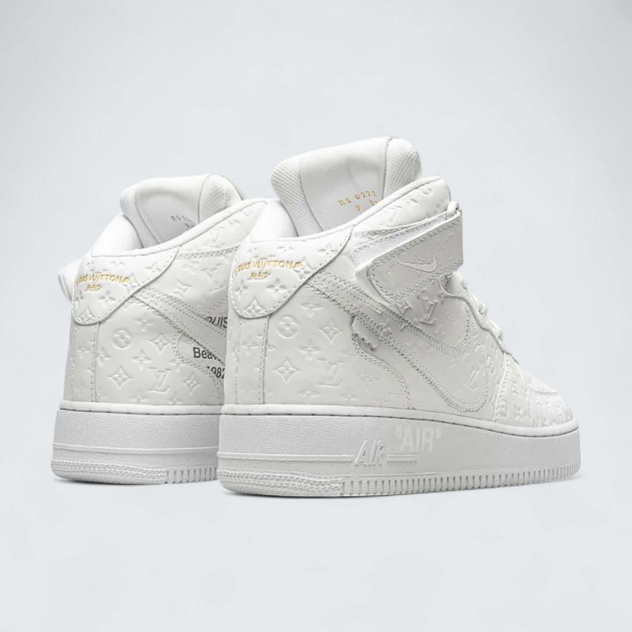 Louis Vuitton x Nike Air Force 1 Mid 'Triple White'