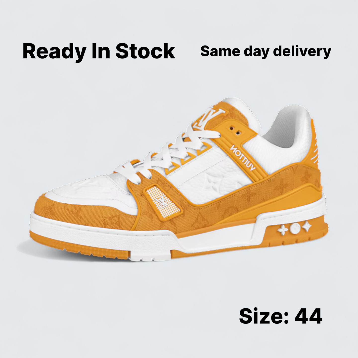 LV Trainer Sneaker 'Orange/White'