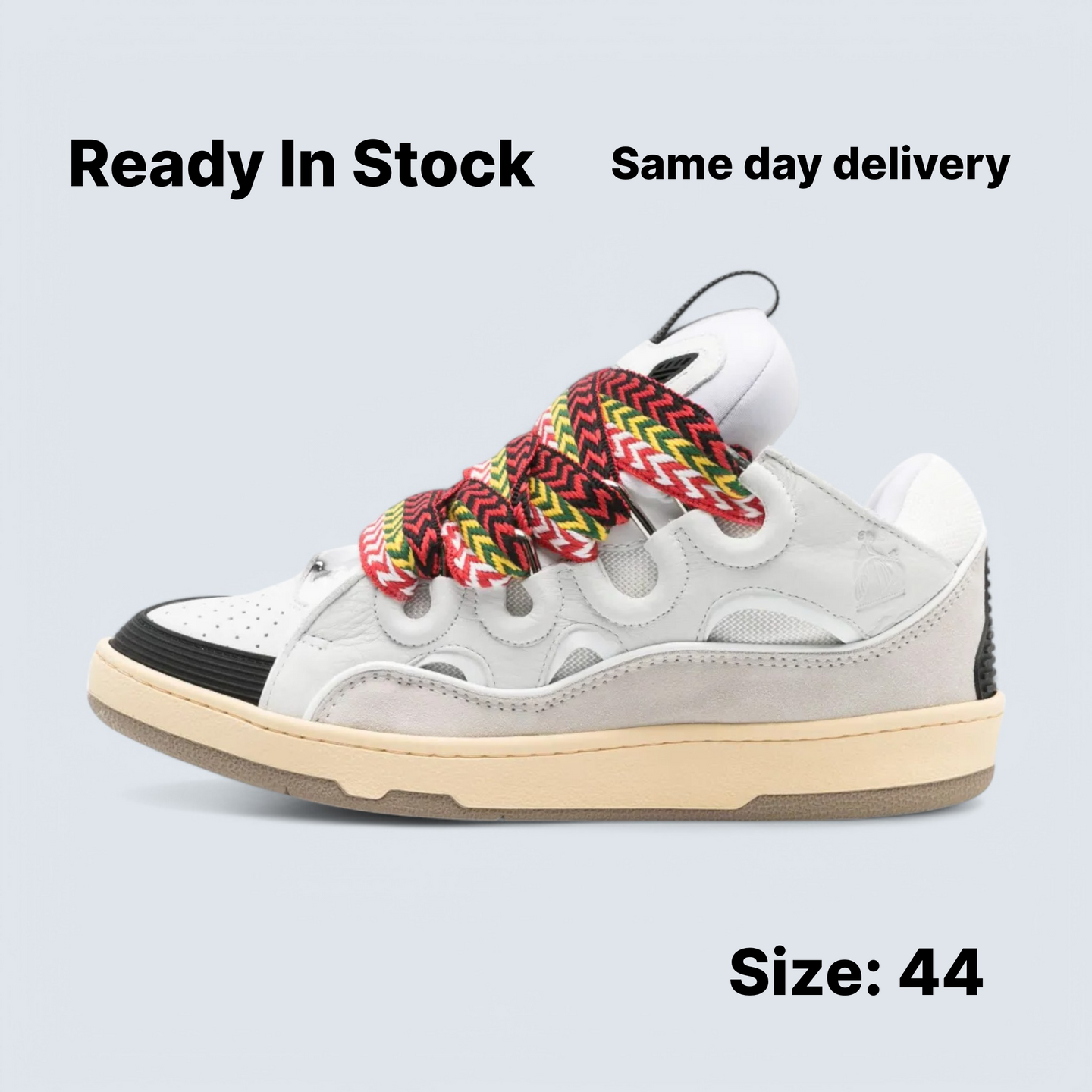 Curb Sneakers 'White/Light Grey'