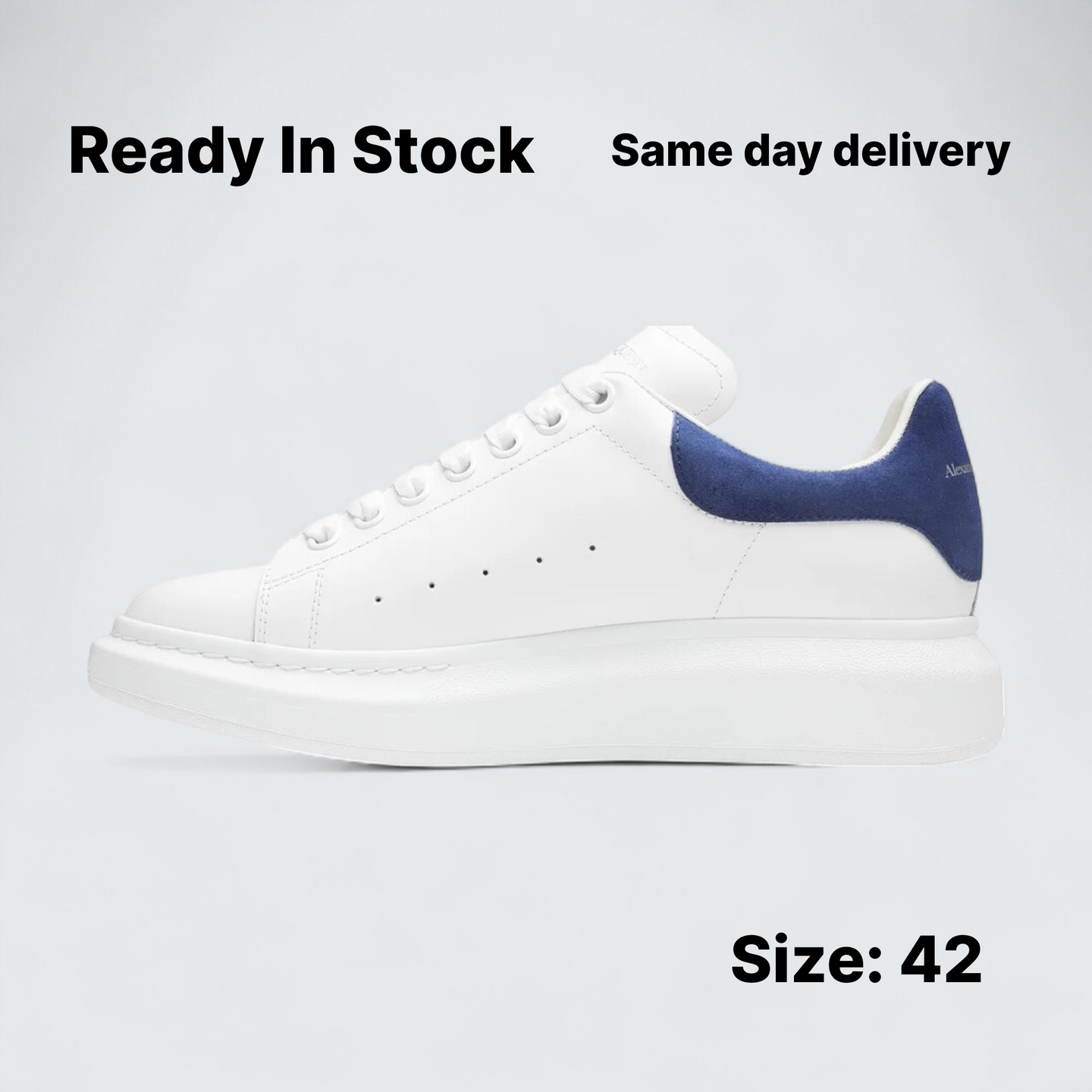 Oversized Sneaker in Paris Blue