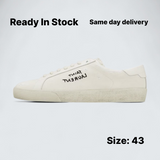Saint Laurent Court Classic SL/06 Embroidered Sneakers 'Cream'