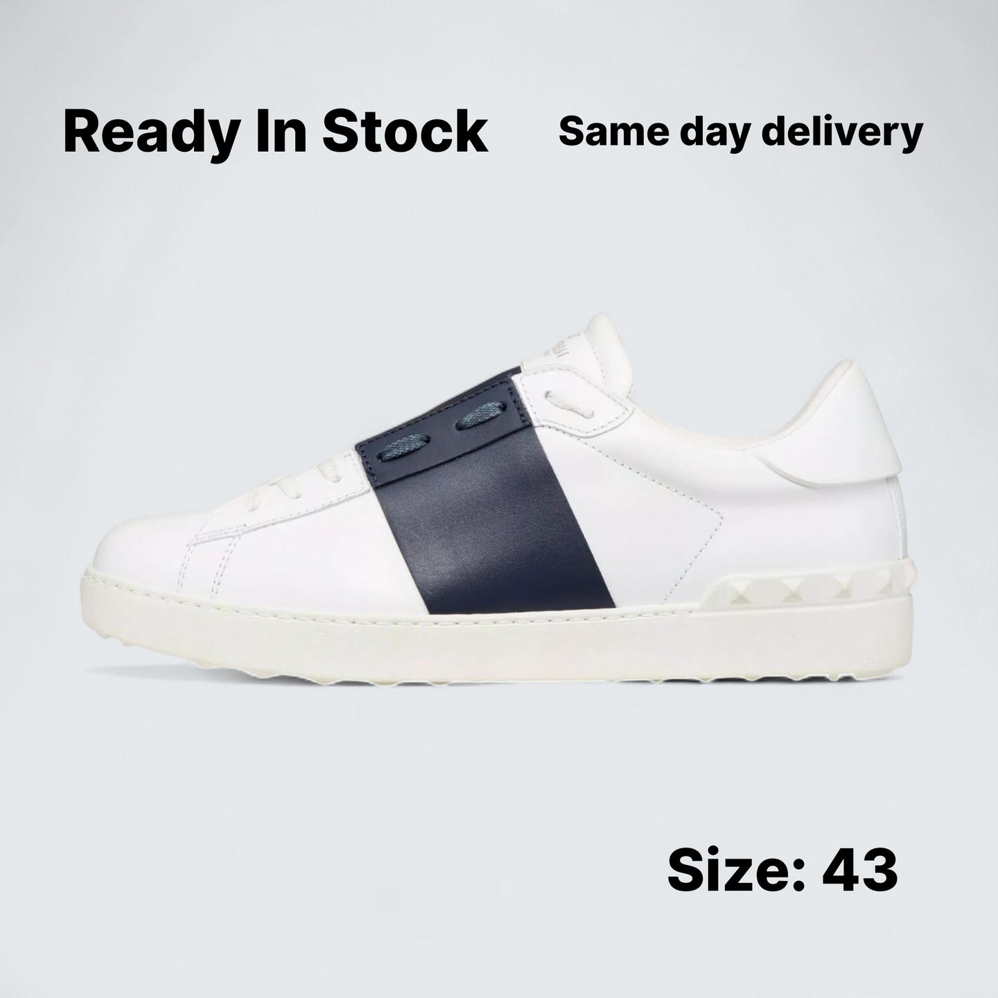 Valentino Garavani Open Sneaker 'White/Marine'