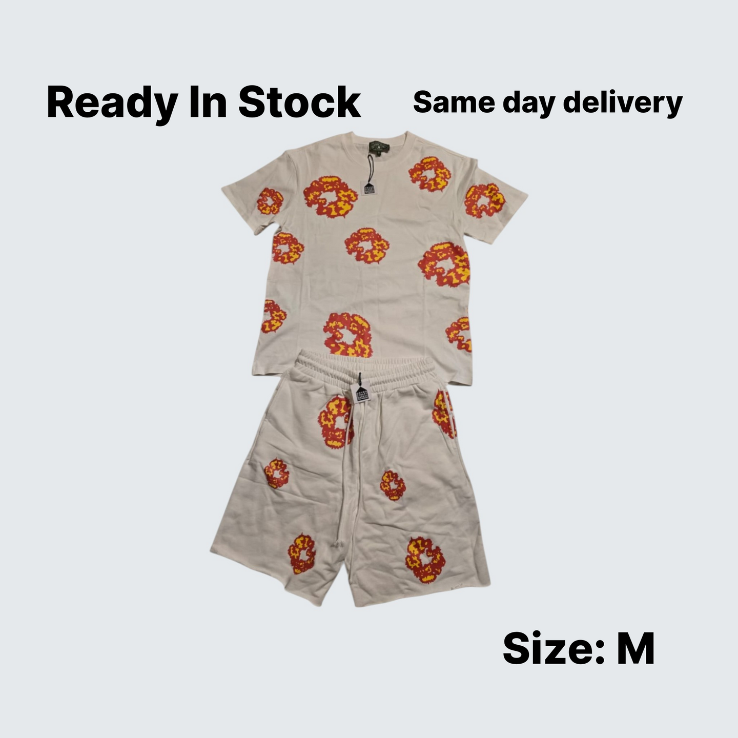 CPFM Brain Patch Tee & Shorts Set