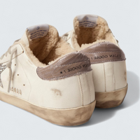 Super-Star 'Shearling Lining and Silver Glitter Star'