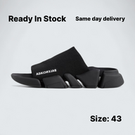 Speed 2.0 Logo Stretch Knit Slides 'Black'