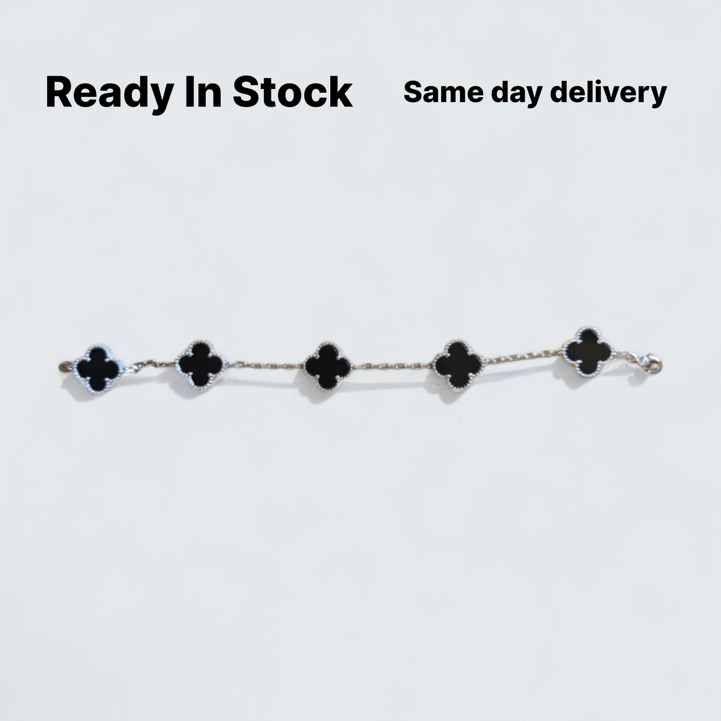 Vintage Alhambra Bracelet – Onyx