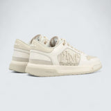 Classic Logo-Appliqué Sneakers 'White/Beige'