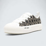 MA Quad Jacquard Court Sneakers Black/Brown