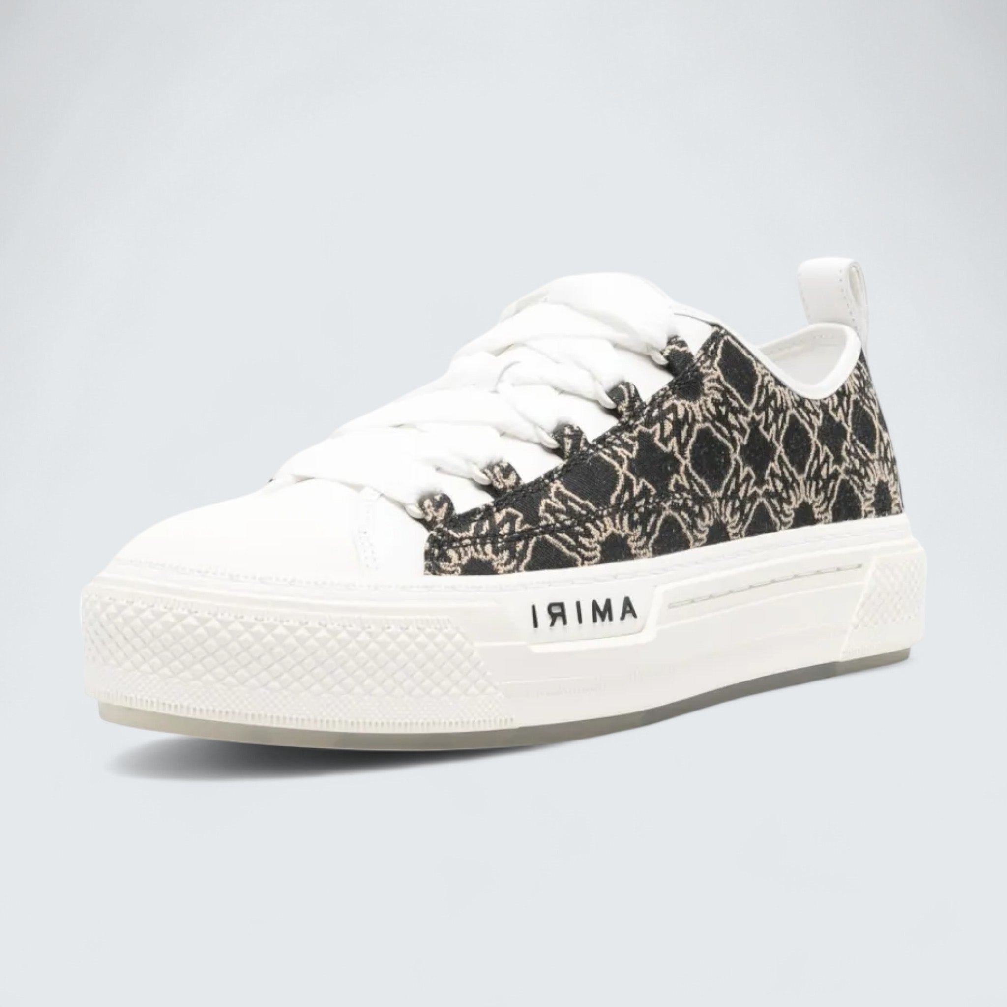 MA Quad Jacquard Court Sneakers Black/Brown