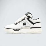 MA-1 Panelled Leather 'White/Black'