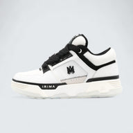 MA-1 Panelled Leather 'White/Black'