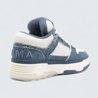 MA-1 Panelled Leather 'Jeans Blue/White'