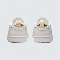 Air Jordan 1 Low Method of Make 'Sail Metallic Gold'