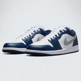 Air Jordan 1 Low 'White Wolf Grey Midnight Navy'