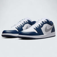 Air Jordan 1 Low 'White Wolf Grey Midnight Navy'