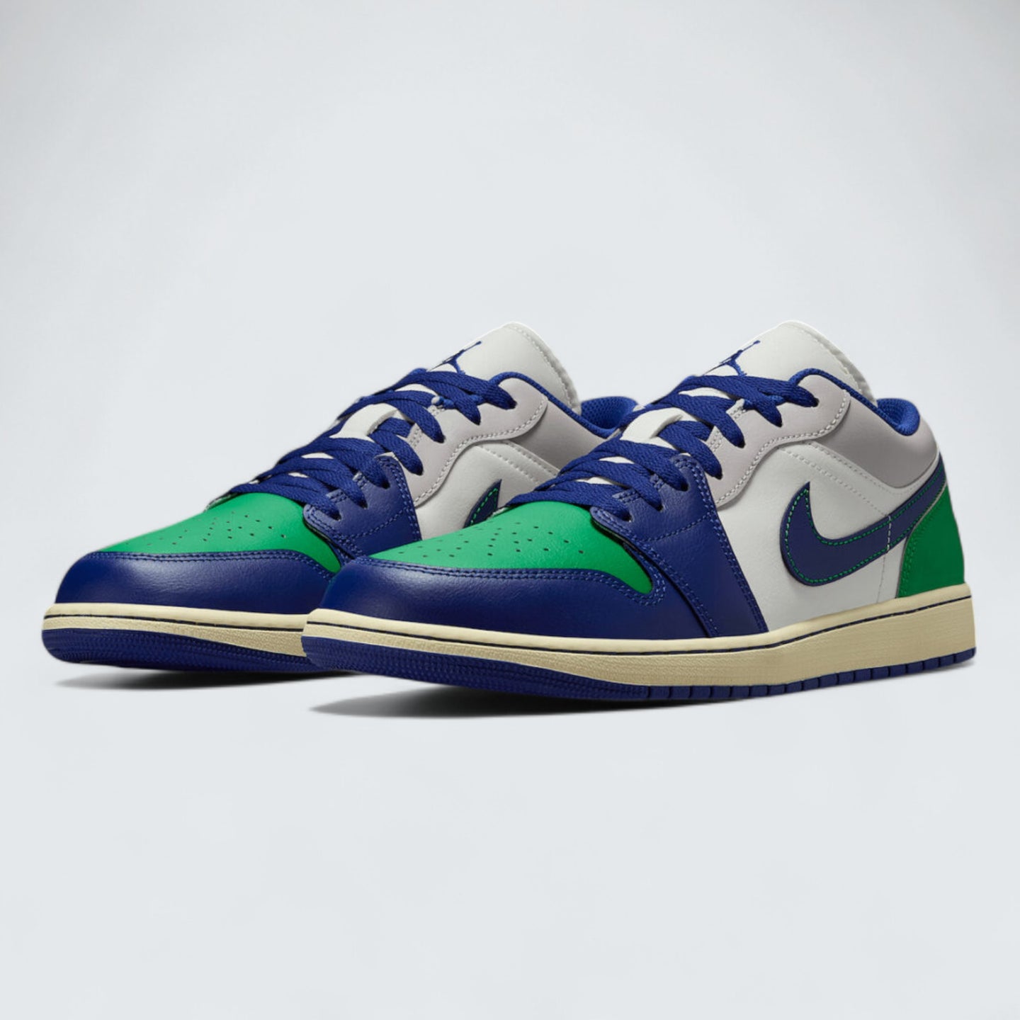Air Jordan 1 Low 'White Navy Pine Green'