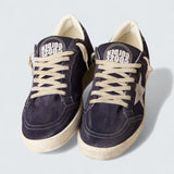 Ball Star LTD 'Blue Suede and Nylon with White Star and Blue Heel Tab'