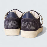 Ball Star LTD 'Blue Suede and Nylon with White Star and Blue Heel Tab'