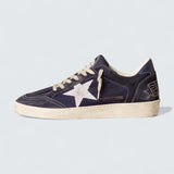 Ball Star LTD 'Blue Suede and Nylon with White Star and Blue Heel Tab'