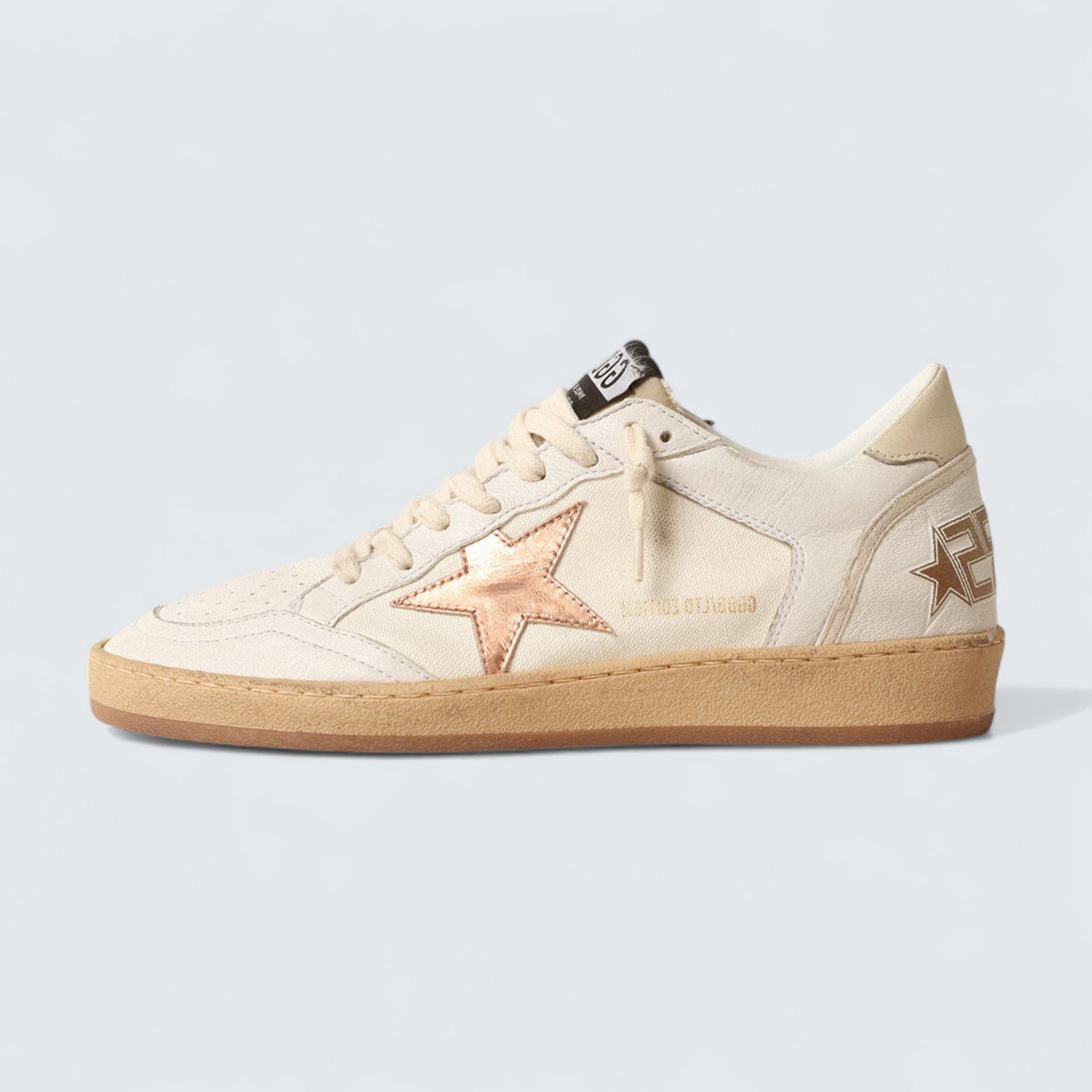 Ball Star LTD 'Canvas and Nappa with Bronze Metallic Leather Star'