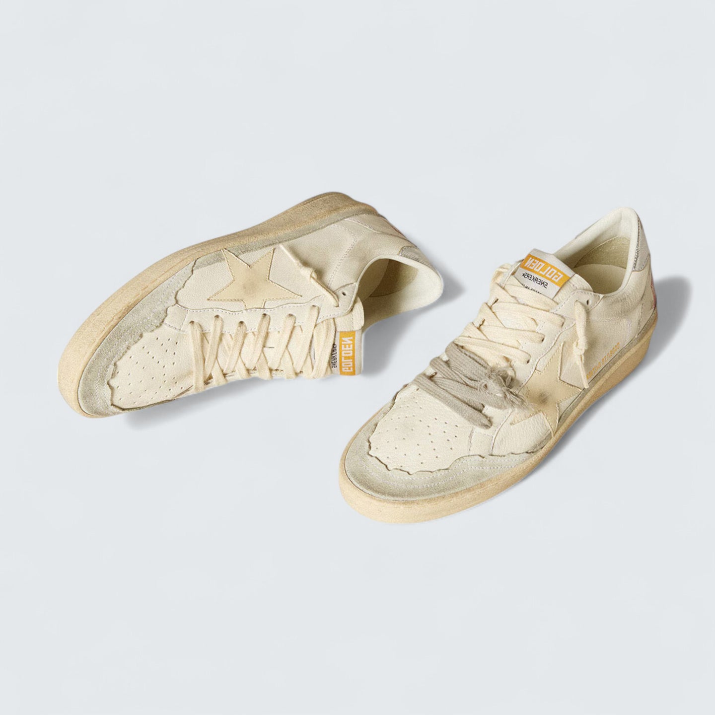 Ball Star LTD 'Nappa Leather with Leather Star and Metallic Leather Heel Tab'