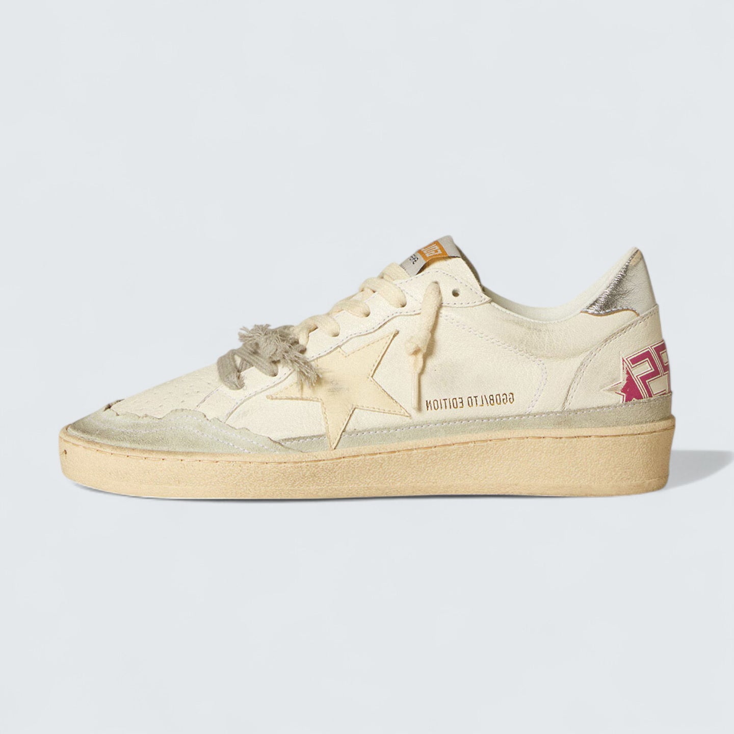 Ball Star LTD 'Nappa Leather with Leather Star and Metallic Leather Heel Tab'