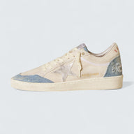 Ball Star LTD 'Suede with Metallic Leather Star and Denim Inserts'