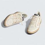 Ball Star LTD 'White Nappa with Salmon-Pink Nappa Star'