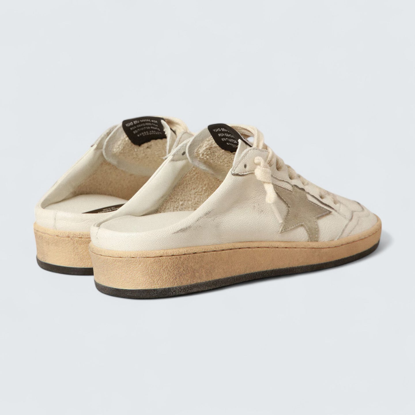 Ball Star Sabot 'Nappa Leather with Ice-Gray Suede Star'