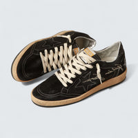 Ball Star 'Black Mesh with Black Suede Star'