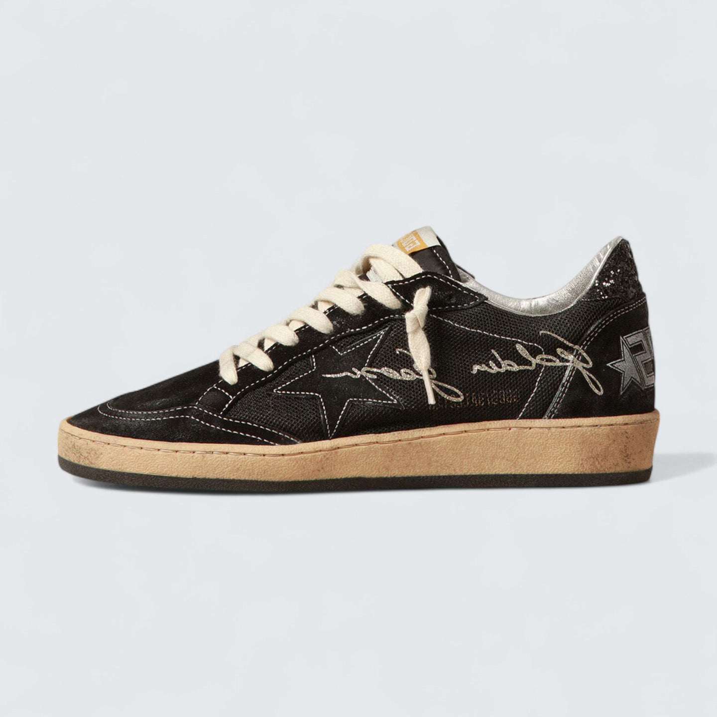 Ball Star 'Black Mesh with Black Suede Star'