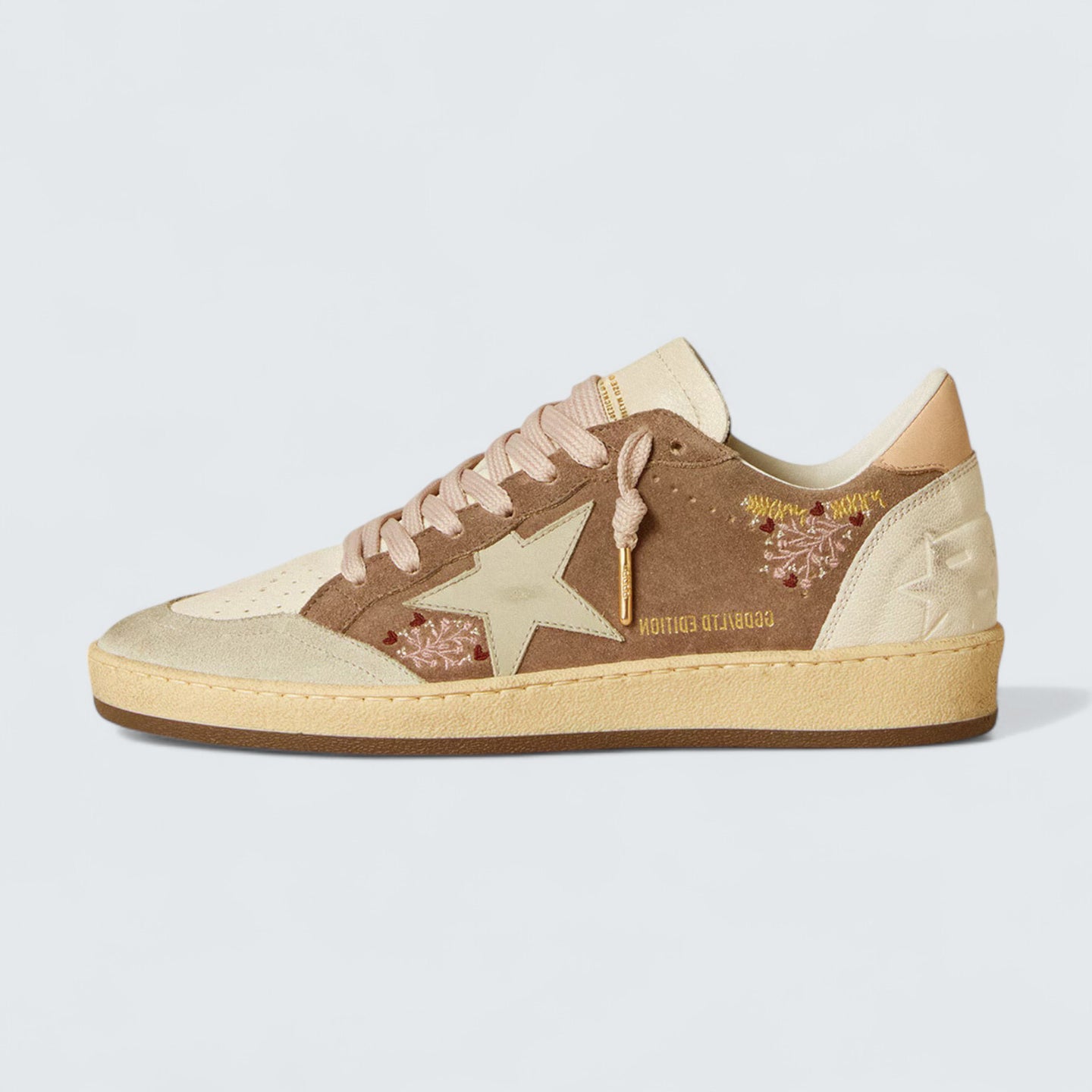 Ball Star 'Brown Suede with Leather Star and Heel Tab'