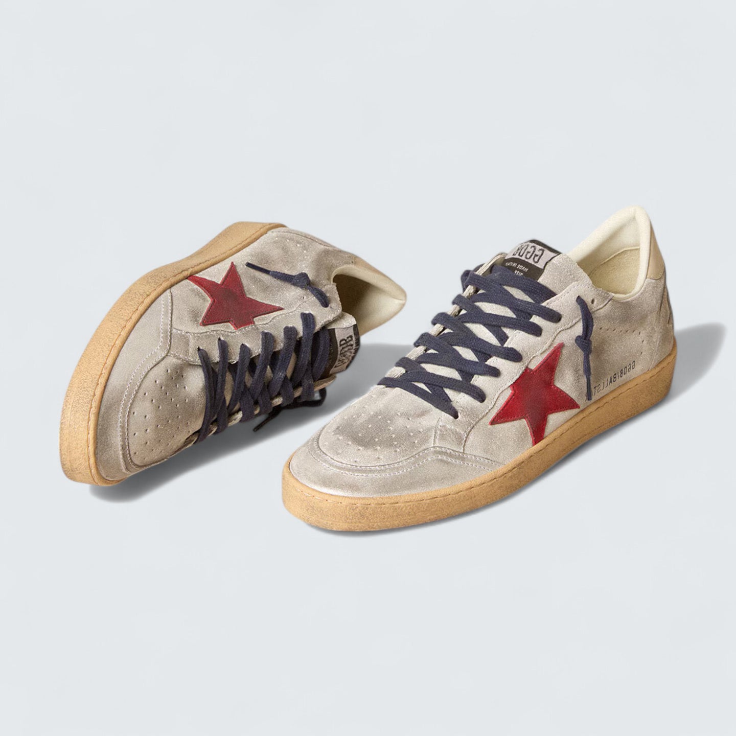 Ball Star 'Metallic Suede with Suede Star and Leather Heel Tab'