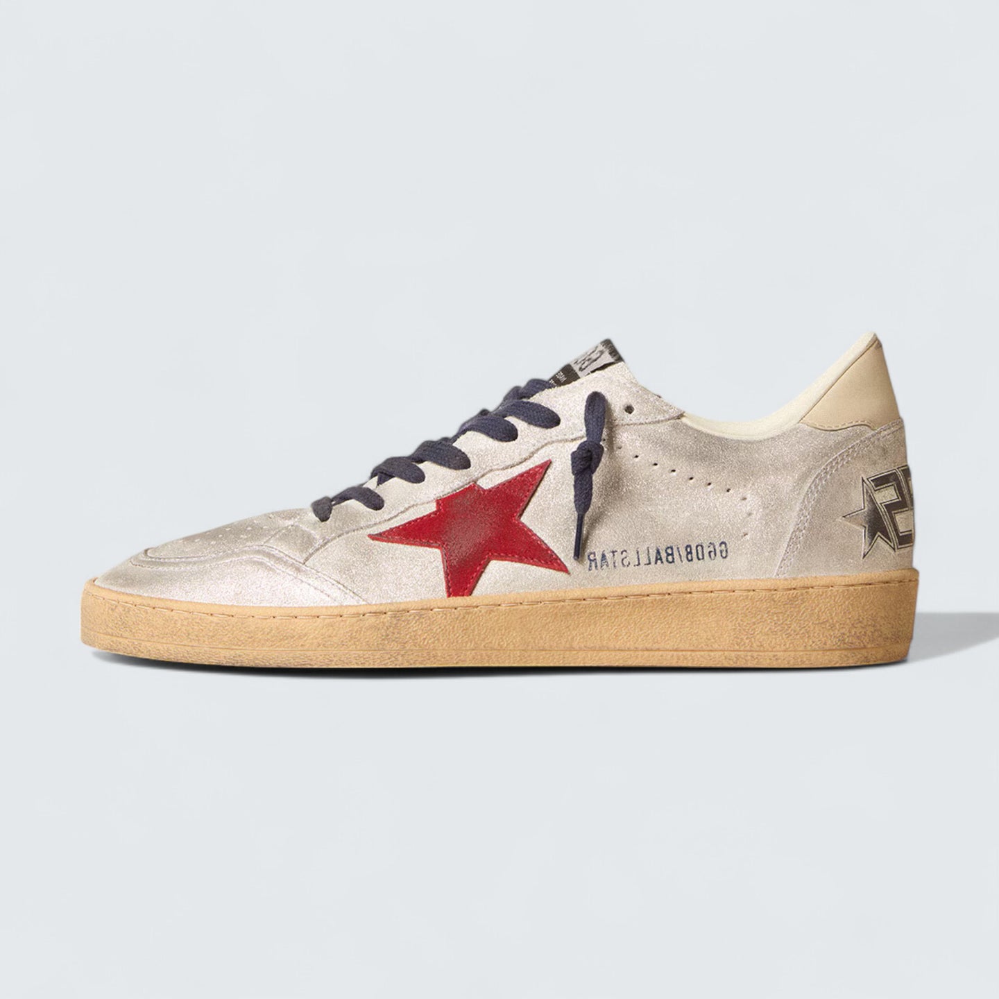 Ball Star 'Metallic Suede with Suede Star and Leather Heel Tab'
