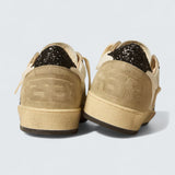 Ball Star 'Nappa and Suede with Black Glitter Star and Heel Tab'