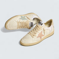Ball Star 'Nylon and Leather with Pink and Light Blue Star and Beige Heel Tab'