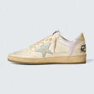 Ball Star 'Nylon and Leather with Pink and Light Blue Star and Beige Heel Tab'
