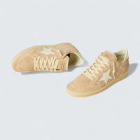 Ball Star 'Suede and Swarovski Crystals with Leather Star and Metallic Heel Tab'