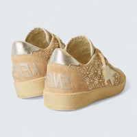 Ball Star 'Suede and Swarovski Crystals with Leather Star and Metallic Heel Tab'