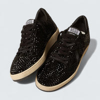 Ball Star 'Suede with Black Swarovski Crystals and Black Suede Star'