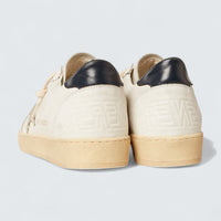 Ball Star 'White Leather with Ice-Gray Suede Star and Midnight-Blue Glossy Leather Heel Tab'