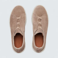 Beige Suede Triple Stitch™ Sneakers