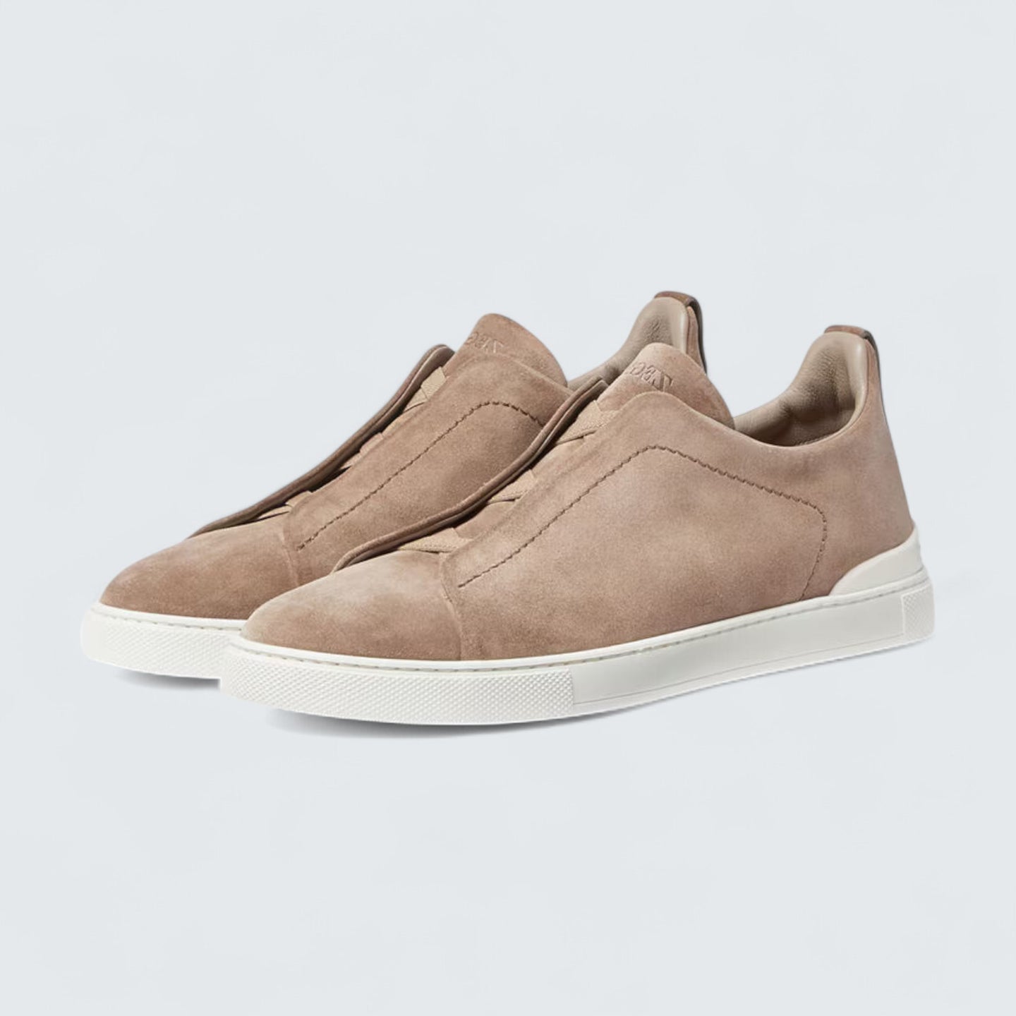 Beige Suede Triple Stitch™ Sneakers