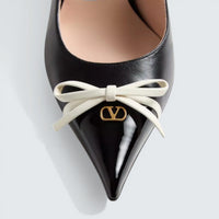 Bepointy Slingback Pump In Patent Leather And Kidskin 80Mm