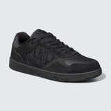 B27 Uptown Low-Top Sneaker ’Black Suede, Black Smooth Calfskin and Black Dior Oblique Jacquard’